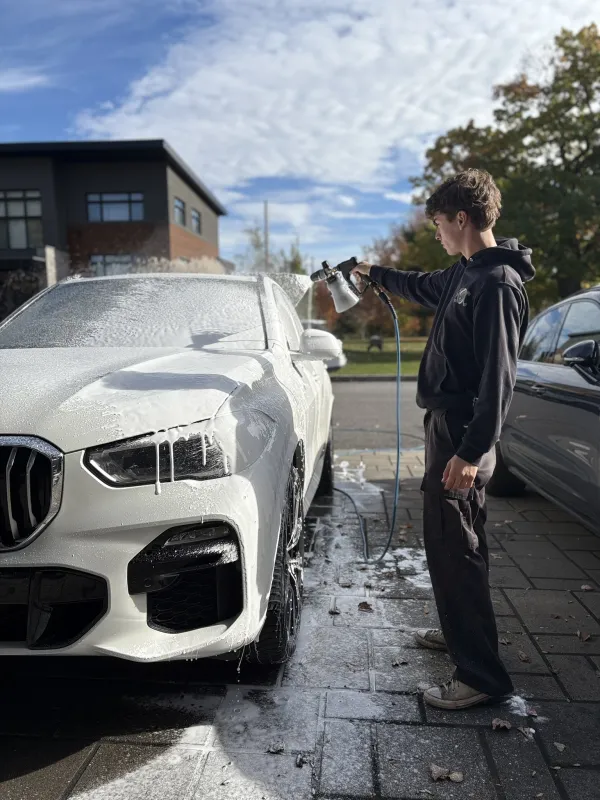 BMW X5 Blanche